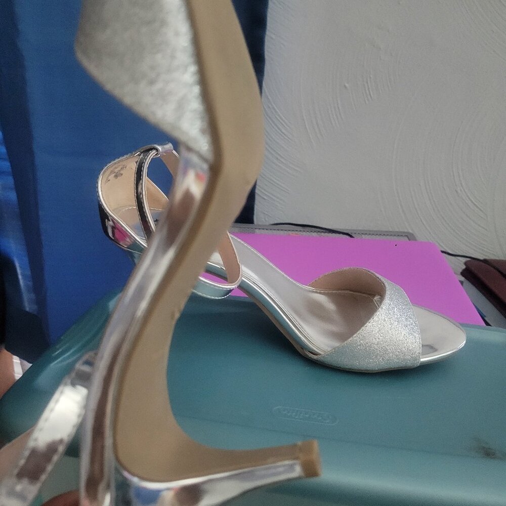 Silver Dressy Heels